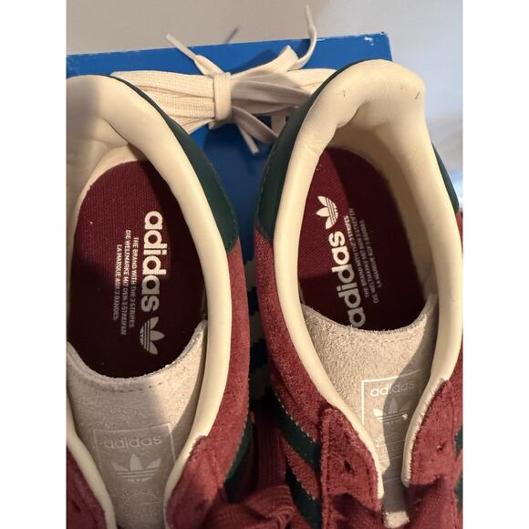 Size 8.5 - adidas Gazelle Indoor Shadow Red Green Extra Laces main image 7